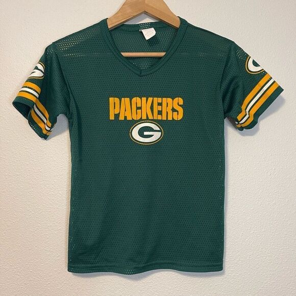Green Bay Packers Youth Mesh Aaron Rodgers 12 Practice Jersey Soze Medium - Picture 1 of 9